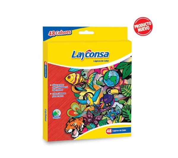 COLORES LARGOS X 48 LAYCONSA