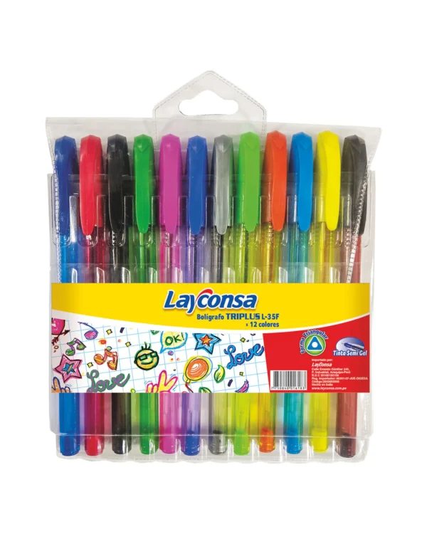 LAPICERO TRIPLUS L-35F X 12 LAYCONSA